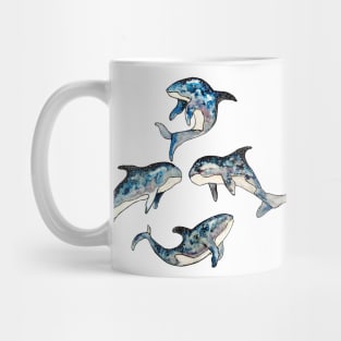 killer whale in Space Mug